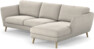Madison - 2-sits soffa med schäslong höger - Beige