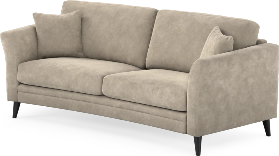 Eden - 2,5-sits soffa svängd - Beige
