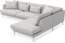 Harper - 3-sits soffa med divan höger - Grå