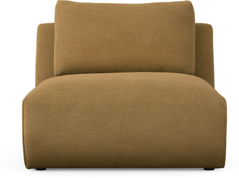 Free - 1,5-sits utan armstöd - Gul