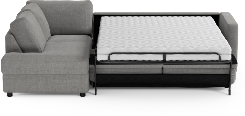 Lindö - Bäddsoffa 2,5-sits med divan - Grå