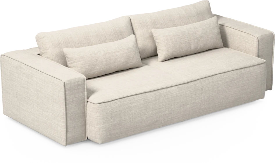 Ide - Bäddsoffa 3-sits - Vit