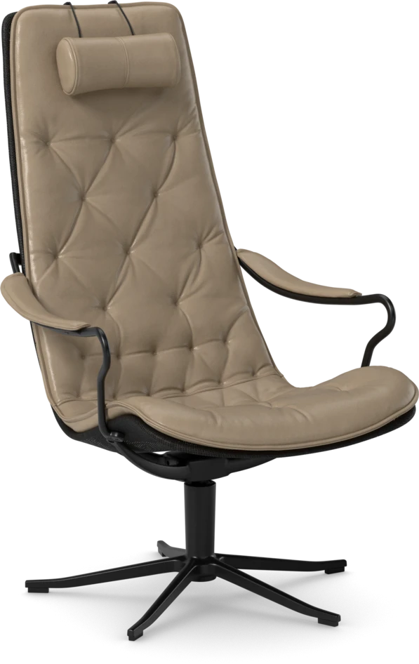 Moore - Fåtölj hög rygg - Beige