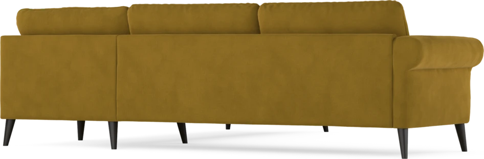 Bridge - Hörnsoffa, 3+3-sits - Gul