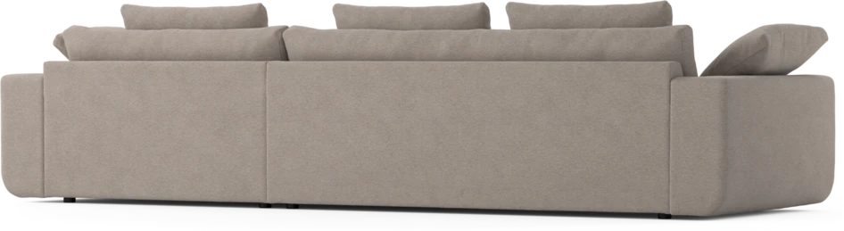 Amie - 3-sits med schäslong höger - Beige