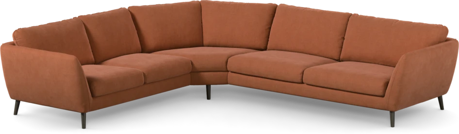 Madison Lux - Hörnsoffa 2+3-sits, hörn 2 - Orange