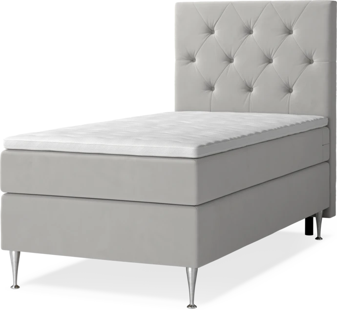 New York, Kontinentalsäng, enkelsäng med bäddmadrass och sänggavel pikerad