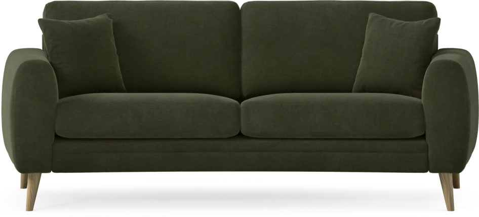 Eden - 2,5-sits soffa svängd - Grön