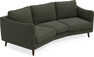 Madison - 3-sits soffa svängd, 70 cm - Grön