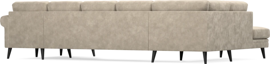 Eden - 3-sits soffa med divan vänster och schäslong höger - Beige