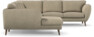 Madison - Hörnsoffa med schäslong vänster - Beige
