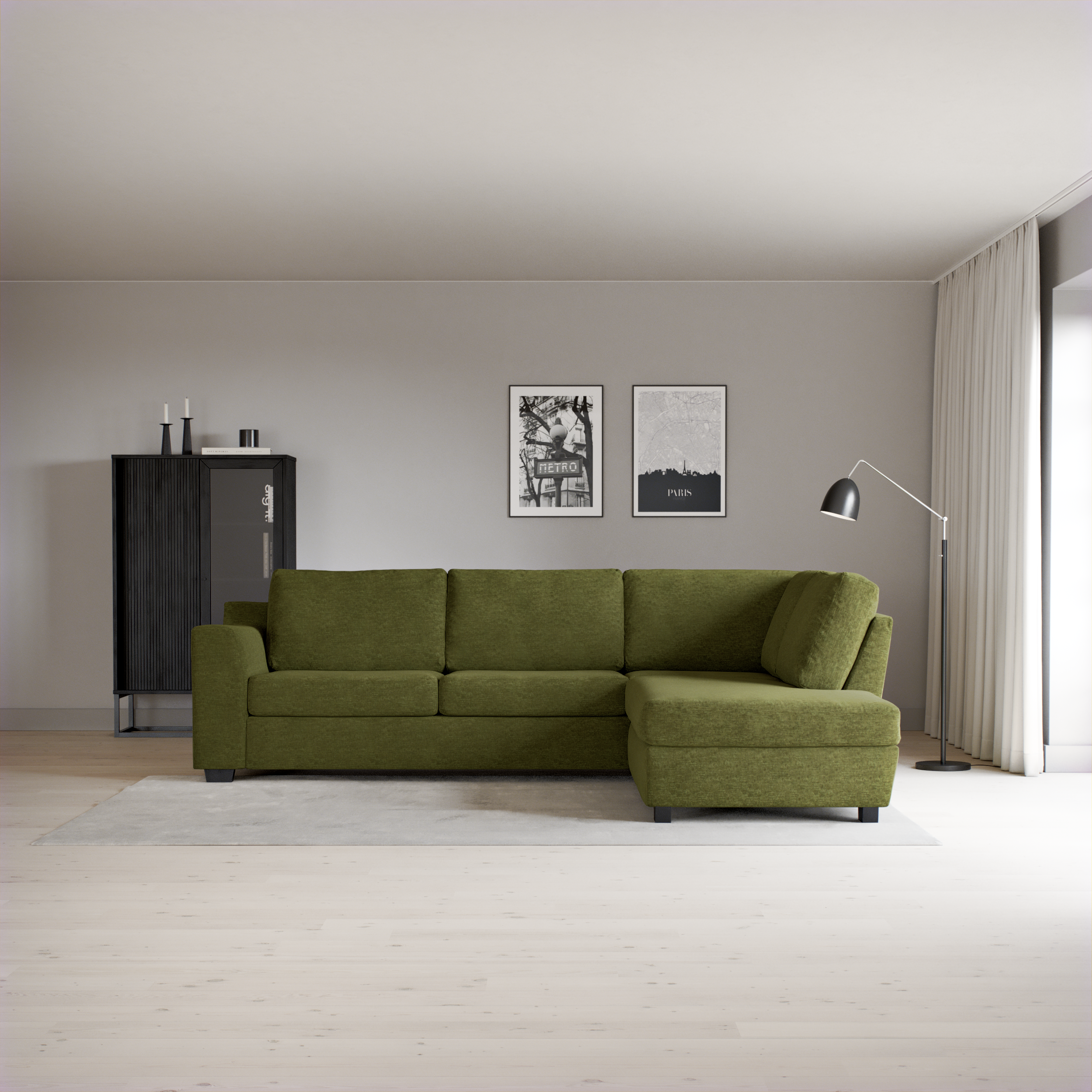 Friday - 2,5-sits soffa med divan höger - inspiration
