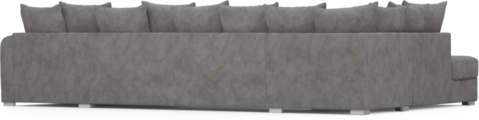 Town - 3-sits soffa med divan vänster och schäslong höger - Grå