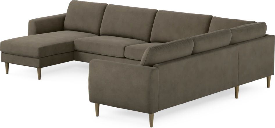 Bridge - Hörnsoffa, 3+2-sits med schäslong vänster - Beige