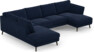 Madison Lux - 2-sits soffa med divan vänster och schäslong höger - Blå