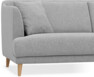Macy Lux - 3-sits soffa - Grå