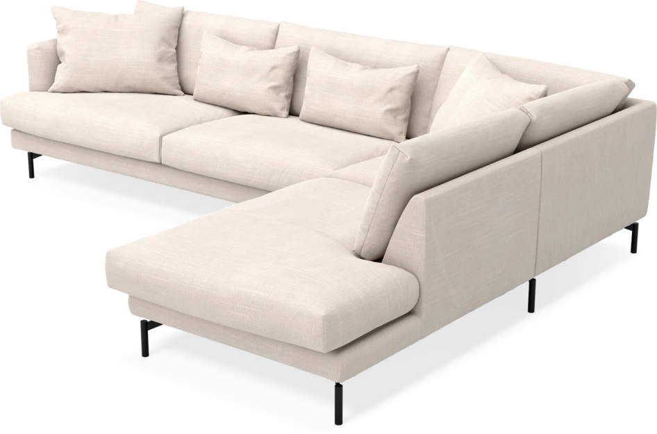 Harper - 3-sits soffa med divan höger - Beige