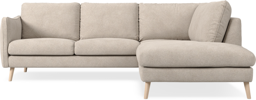 Madison - 2-sits soffa med divan höger - Vit