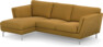 Madison Lux - 2-sits soffa med schäslong vänster - Gul