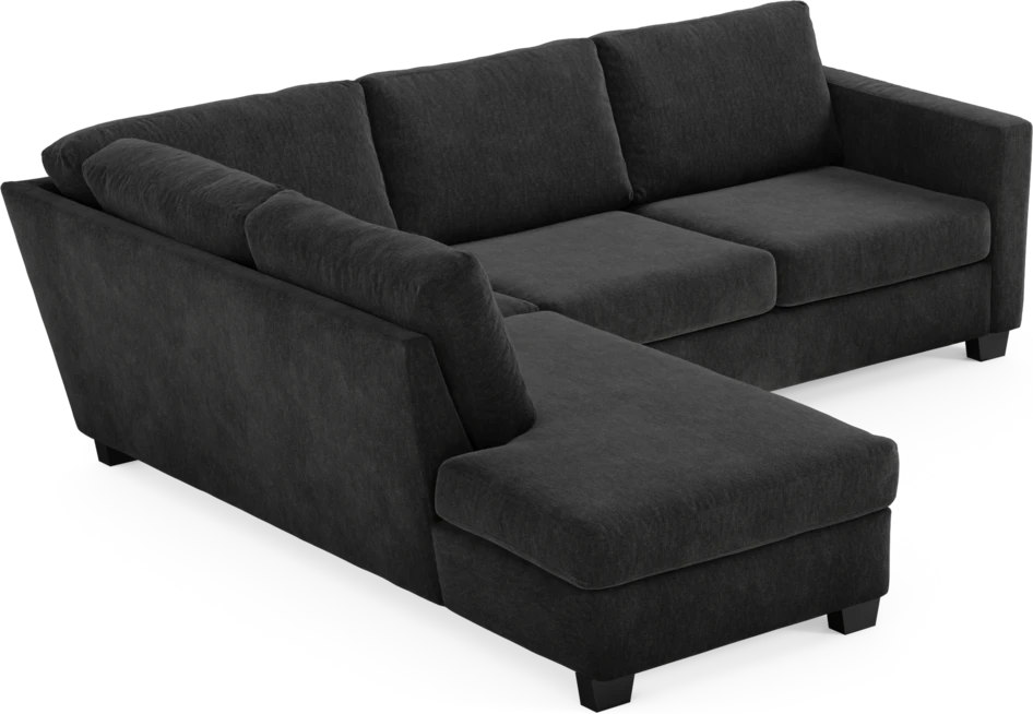 Friday - 2,5-sits soffa med divan vänster - Blå