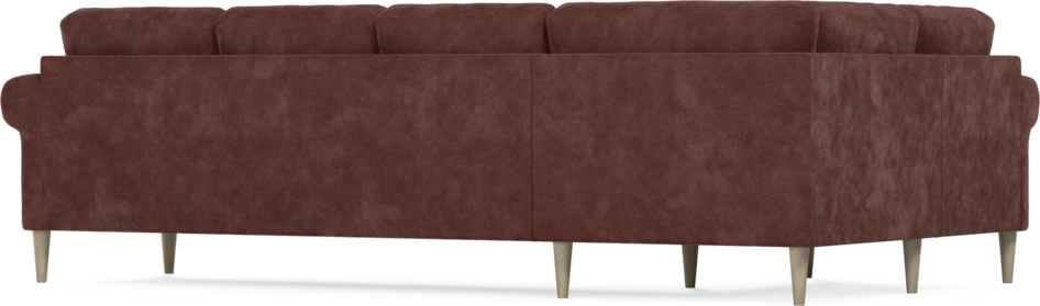 Eden - Hörnsoffa, 1+3-sits - Röd