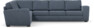 Friday - Hörnsoffa, 2+3-sits - Blå