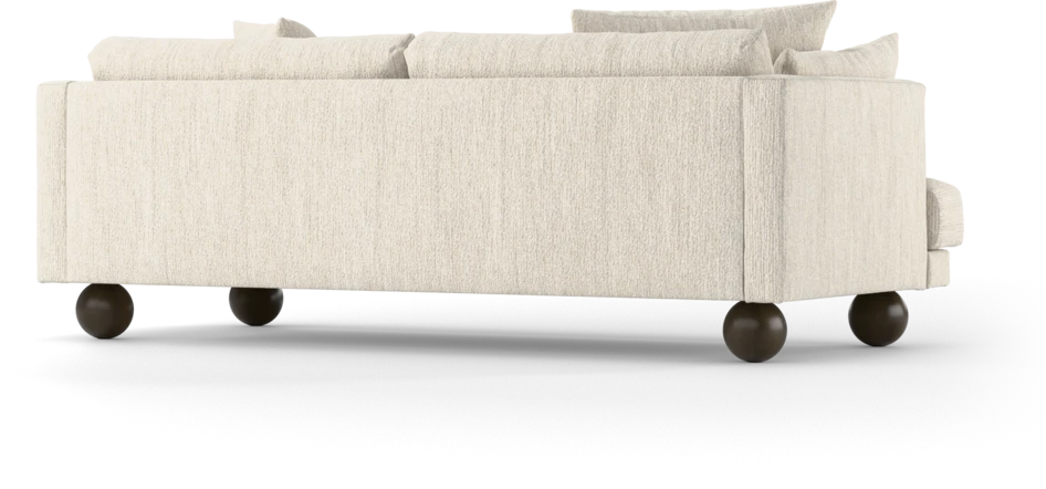 Harper - 3-sits soffa, hel dyna - Vit