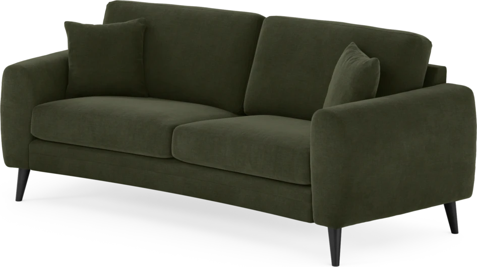 Eden - 2,5-sits soffa svängd - Grön