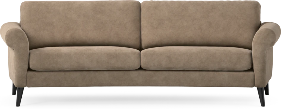 Bridge - 3-sits soffa svängd - Beige