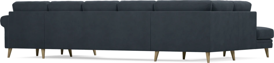 Eden - 3-sits soffa med divan vänster och schäslong höger - Blå