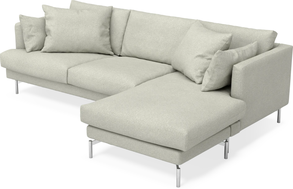 Harper - 4-sits med schäslong höger  - Beige