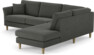 Eden - 2,5-sits soffa med divan - Grå