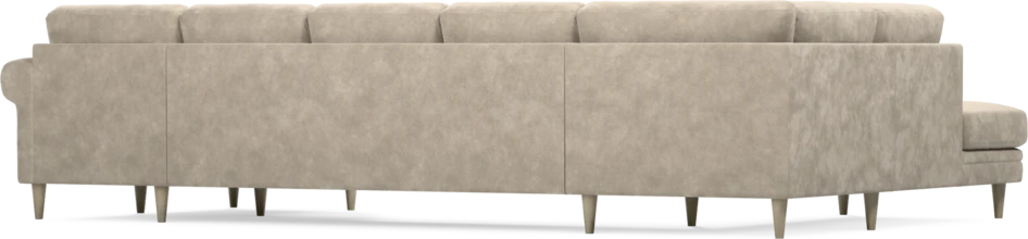 Eden - 3-sits soffa med divan vänster och schäslong höger - Beige
