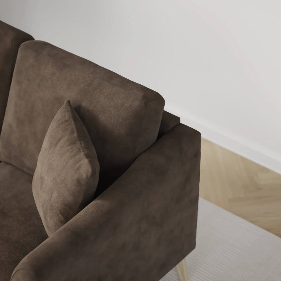 Eden - 2-sits soffa - Brun