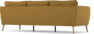 County - 3-sits soffa - Gul