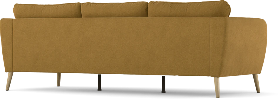 County - 3-sits soffa - Gul