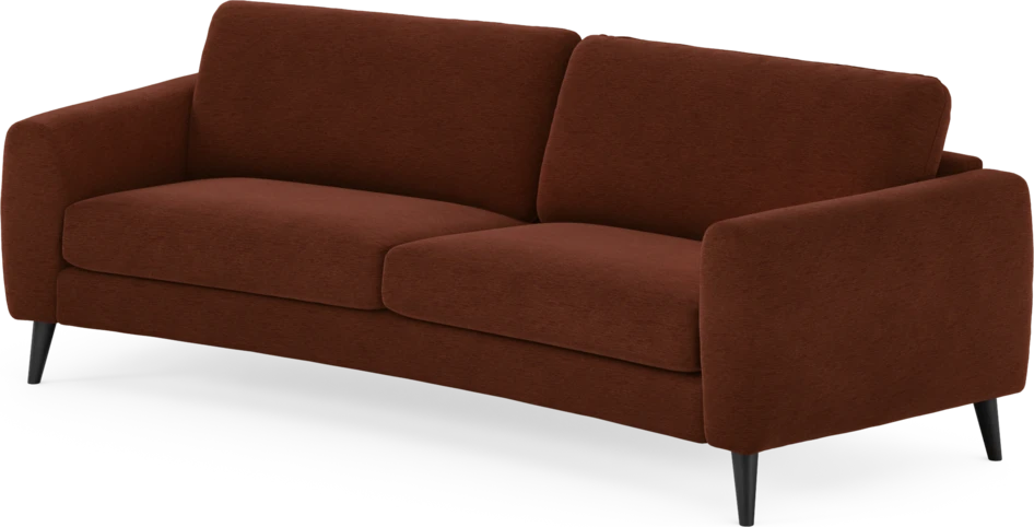 Bridge - 3-sits soffa svängd - Orange