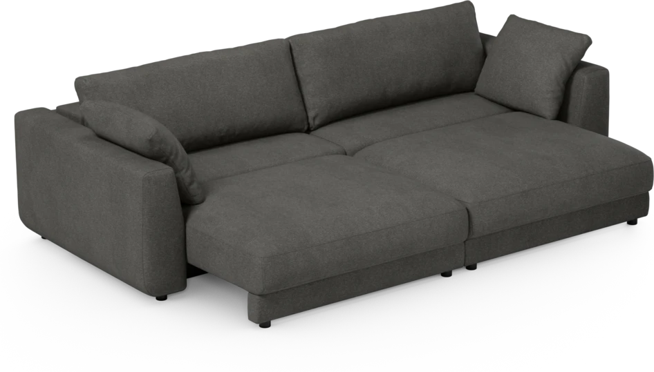 Amie - Bäddsoffa 4-sits - Grå