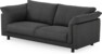 Cherrie - 2,5-sits soffa, fast klädsel - Svart