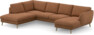 Madison Lux - 2-sits soffa med divan vänster och schäslong höger - Orange