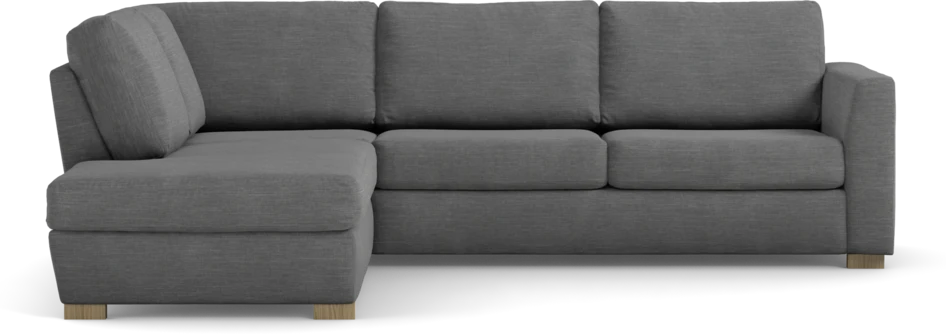 Friday - 2,5-sits soffa med divan vänster - Grå