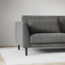 Willow - 3-sits soffa med divan vänster, fast klädsel - Grå