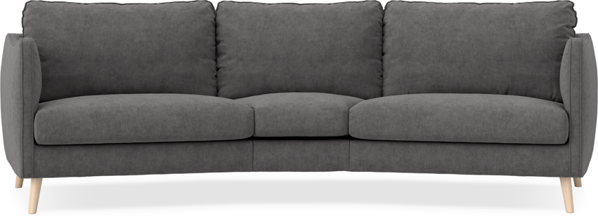 Madison - 3-sits soffa svängd, 90 cm - Grå