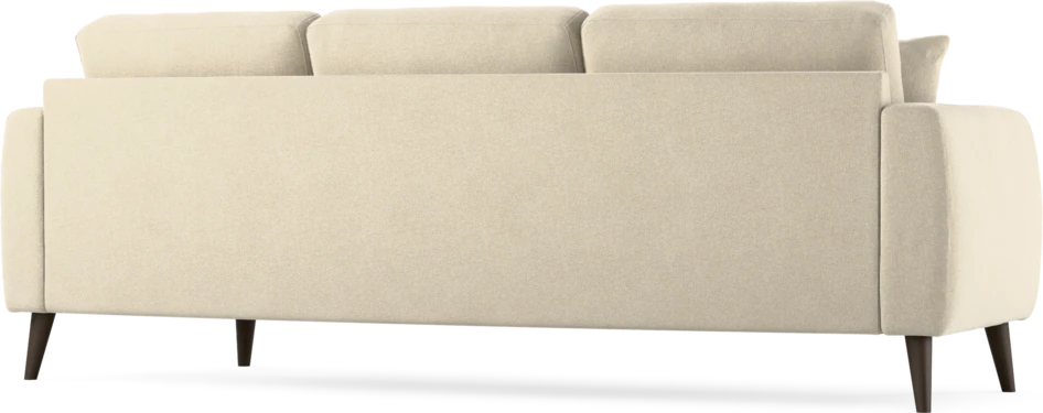 Eden - 3-sits soffa svängd - Beige