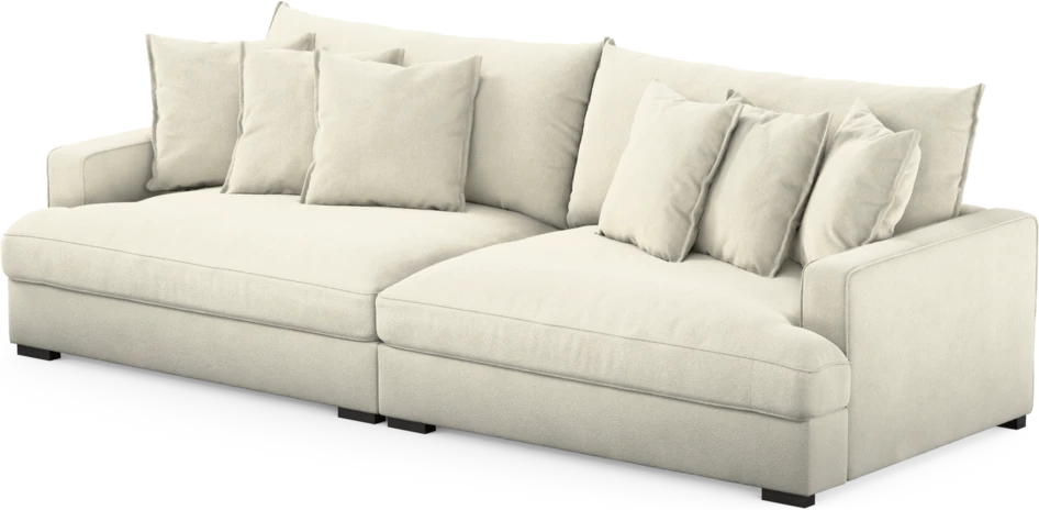 Rossi - 4-sits soffa - Vit