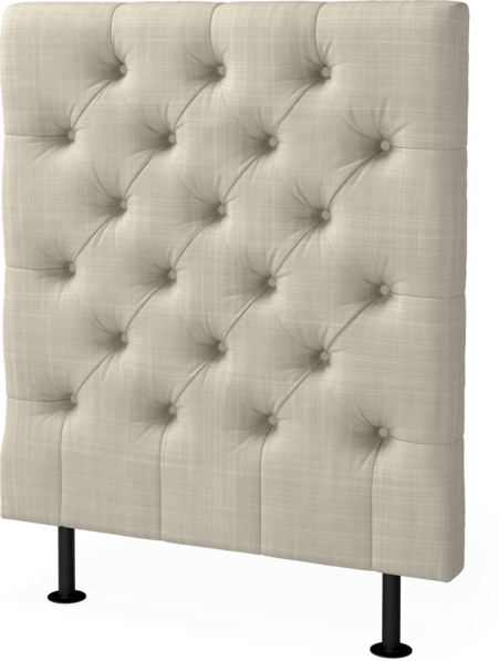 Cape pikerad - Sänggavel låg, , 90-210 cm - Beige
