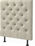 Cape pikerad - Sänggavel låg, , 90-210 cm - Beige