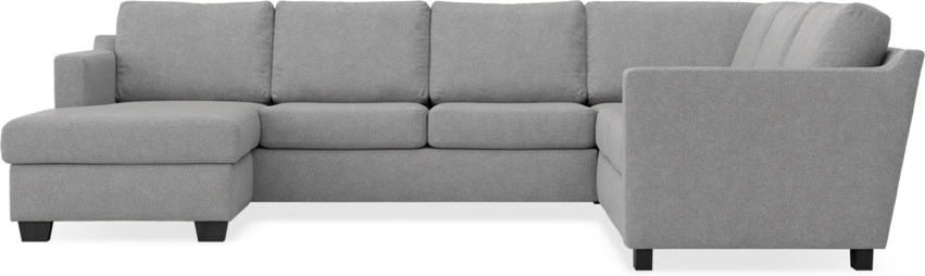 Friday - Hörnsoffa, 3+2-sits med schäslong vänster - Grå
