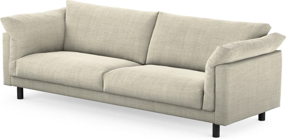 Cherrie - 4-sits soffa, fast klädsel - Beige