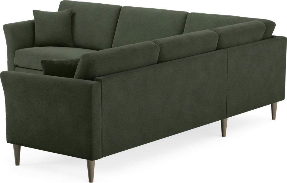 Eden - Hörnsoffa, 2,5+2,5-sits - Grön